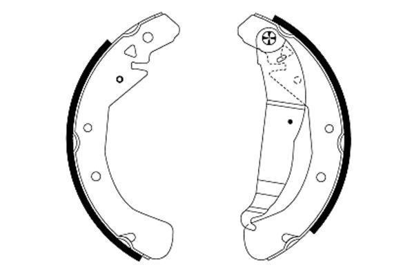 HELLA PAGID Комплект тормозных колодок 8DB 355 001-631